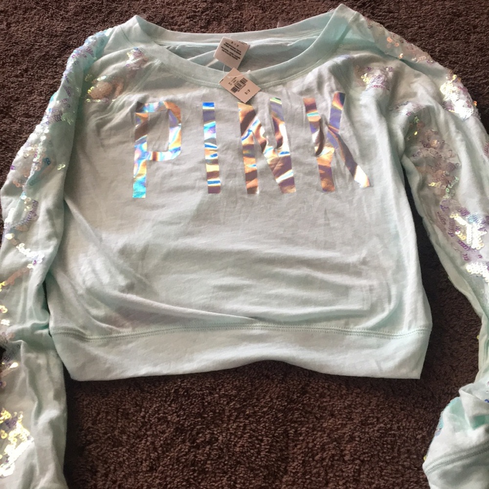 Pink long sleeve t